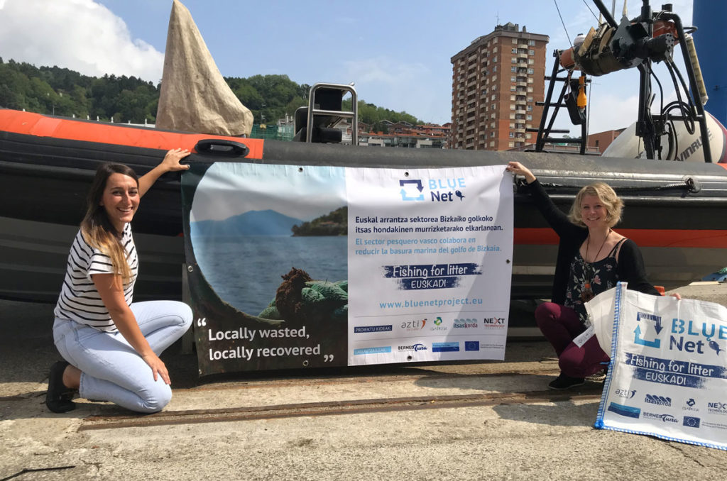 19/08/2019. BTWC colabora con BLUENET y el sector pesquero en la limpieza de mares