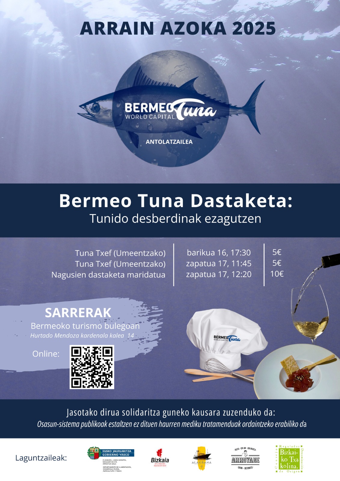 Dibertimendua eta zaporea, Bermeo Tunarekin Arrain Azokan!